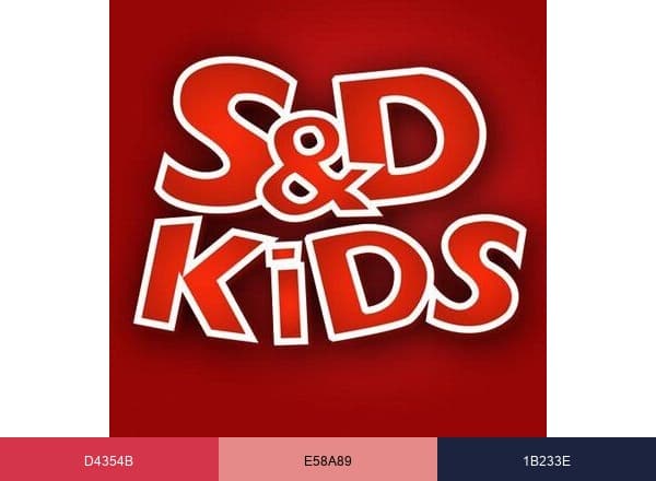 S&D Kids brand color palette