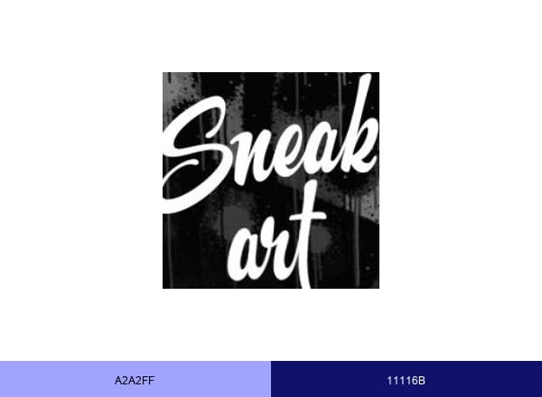 Sneak Art brand color palette