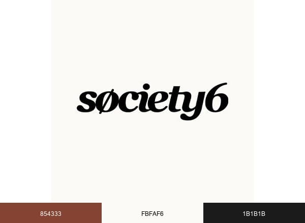 Society6 brand color palette
