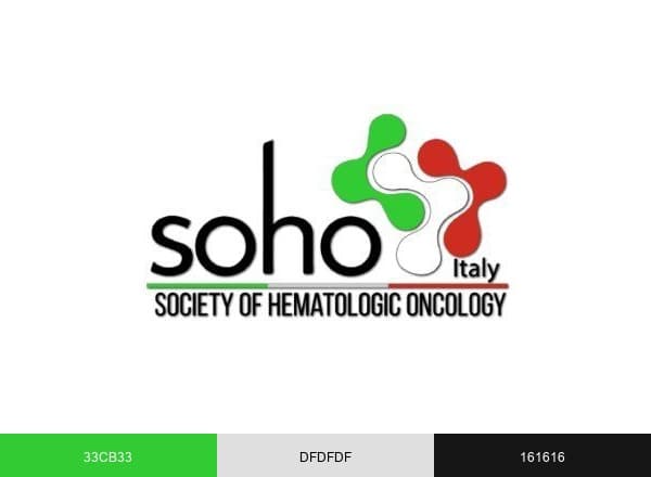 Sohoitaly brand color palette