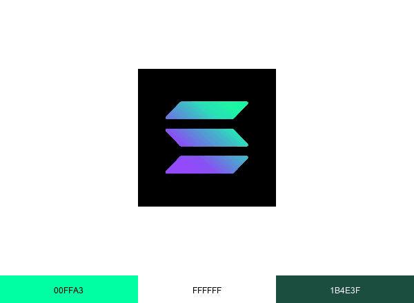 Solana brand color palette