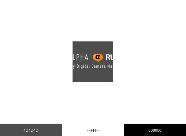 SonyAlphaRumors brand color palette
