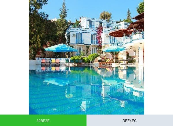 Soothe Hotels brand color palette