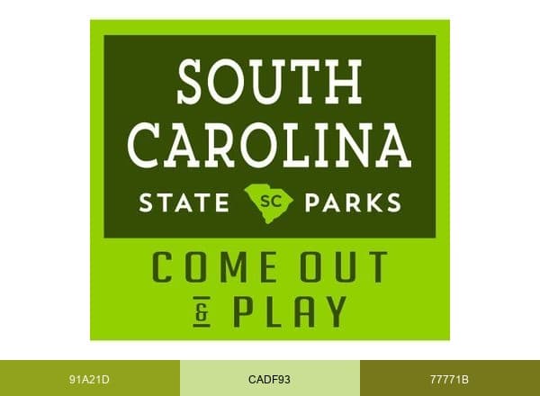 SC State Parks brand color palette