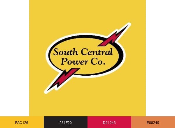 South Central Power brand color palette