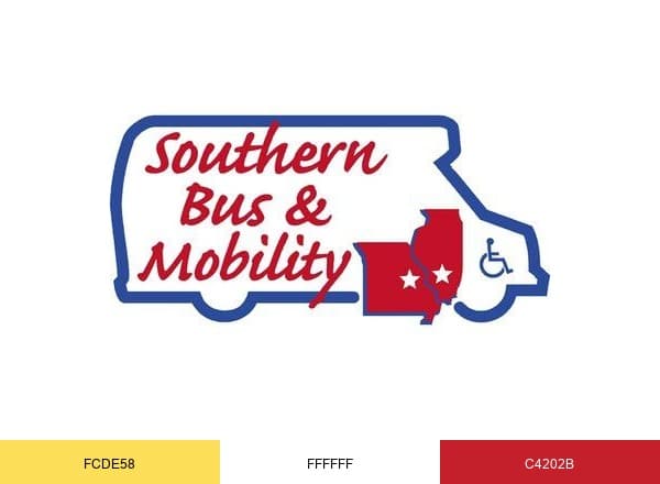 Southern Bus and Mobility brand color palette