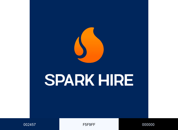 Spark Hire brand color palette