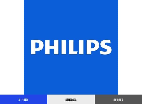 Philips Dictation brand color palette