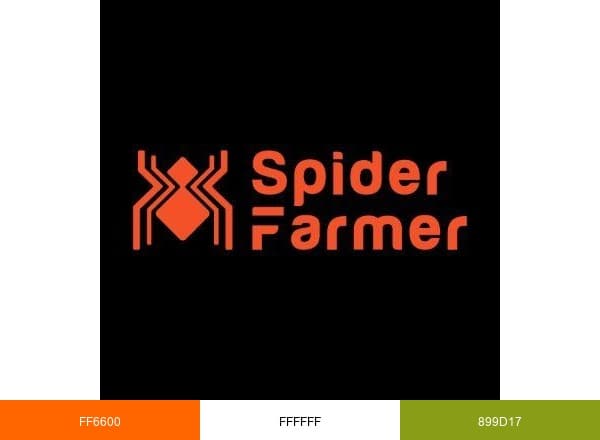 Spider Farmer brand color palette
