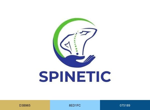 SPINETIC Centrum Fizjoterapii brand color palette