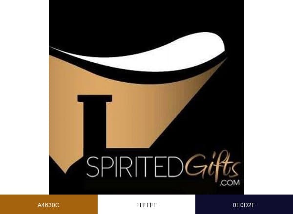SpiritedGifts.com brand color palette