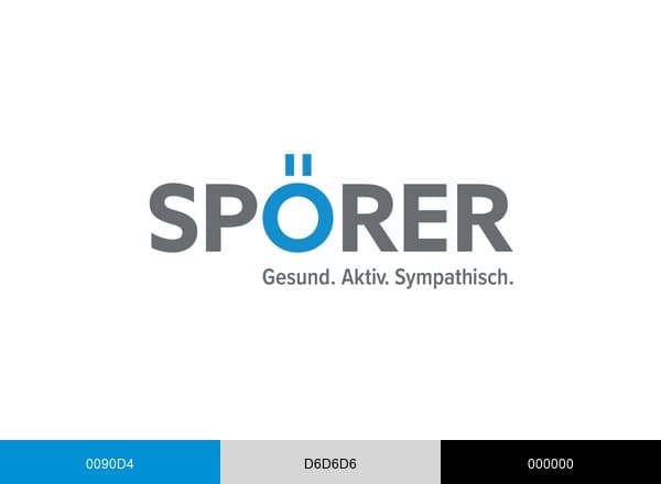 Spörer AG brand color palette