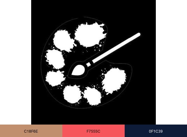 Spoliarium brand color palette