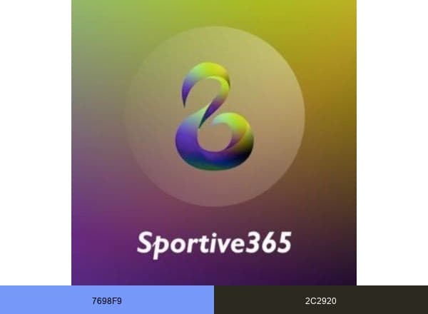 Sportive365 brand color palette