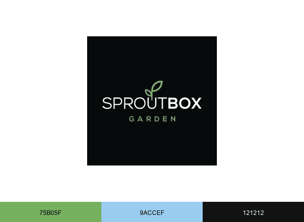 Sproutbox Garden brand color palette
