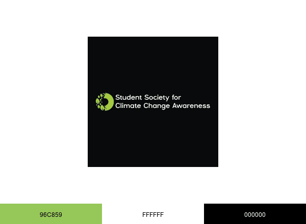 Student Society for Climate Change Awareness brand color palette