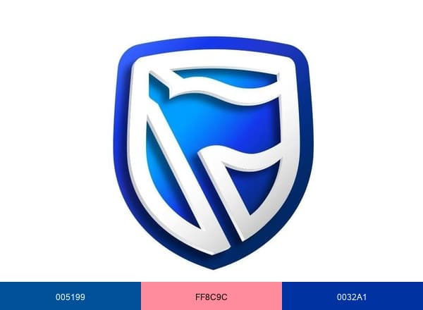 Standard Bank Group brand color palette