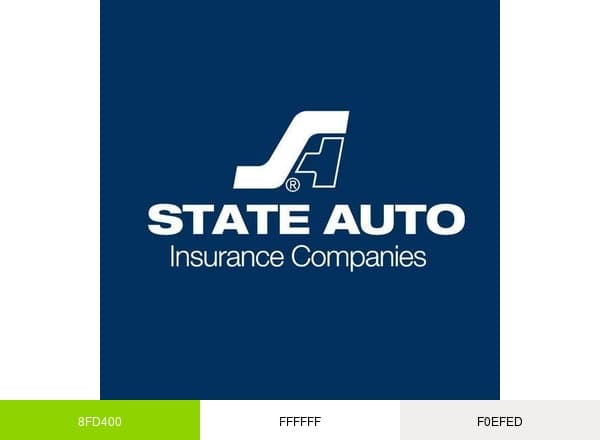 State Auto Insurance brand color palette