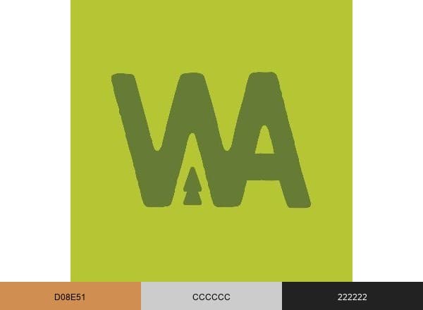 State of Washington Tourism brand color palette