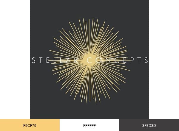 Stellar Concepts Interiors brand color palette