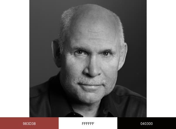 Steve McCurry brand color palette