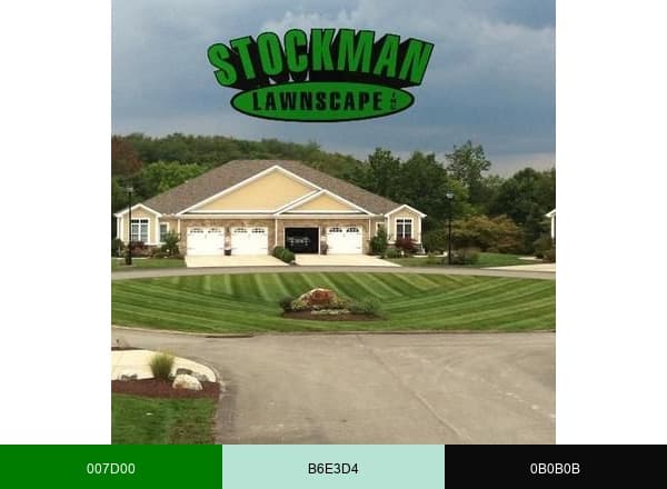 StockmanLawnscape brand color palette