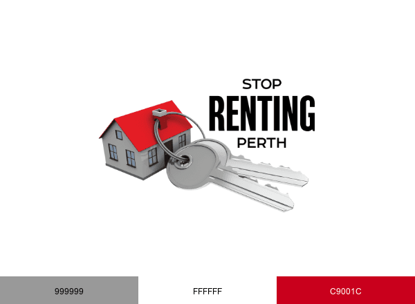 Stop Renting Perth brand color palette