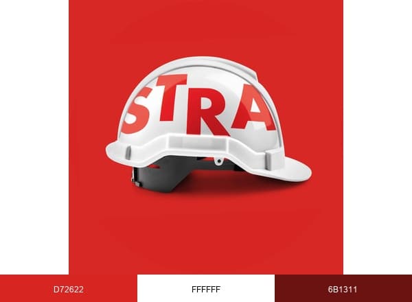 STRABAG brand color palette