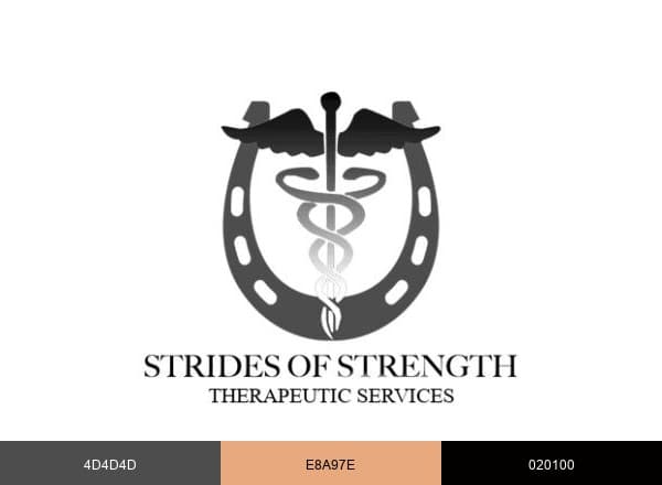 Strides of Strength brand color palette