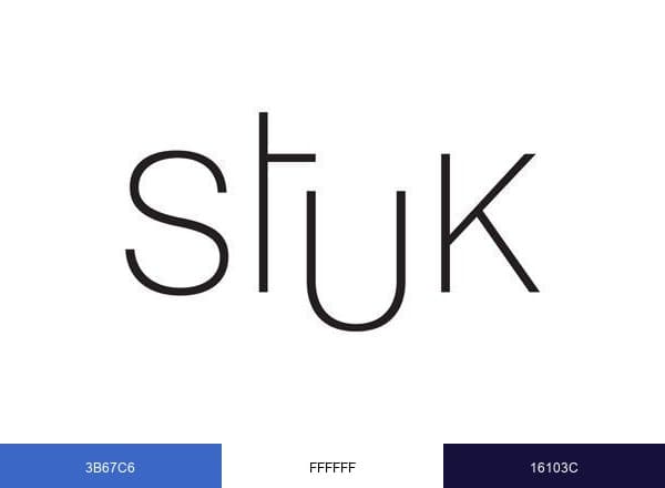 STUK Kunstencentrum brand color palette