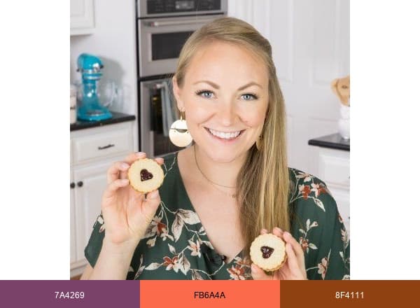 Samantha brand color palette