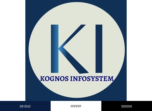 Kognos Infosystem brand color palette