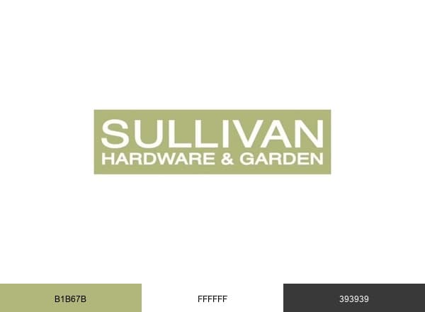 Sullivan Hardware & Garden brand color palette