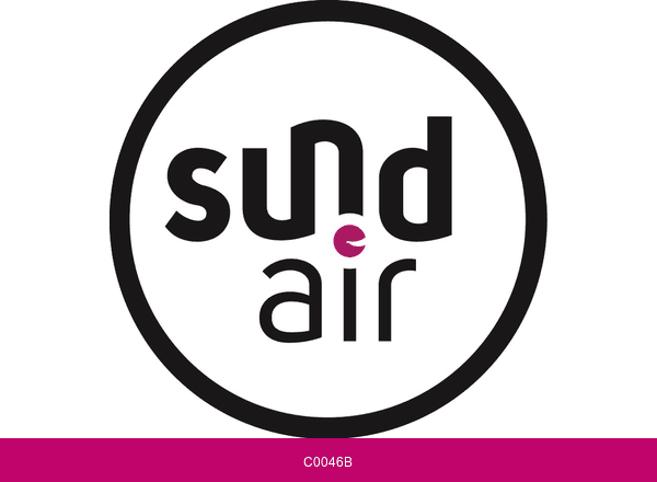Sundair brand color palette