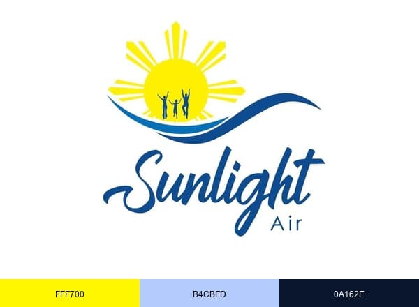 Sunlight Air brand color palette