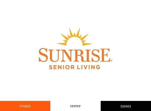 Sunrise Senior Living brand color palette