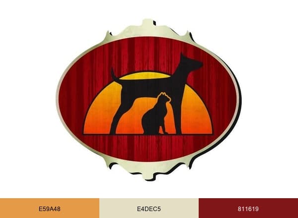 Sunset Animal Hospital | Houston TX brand color palette