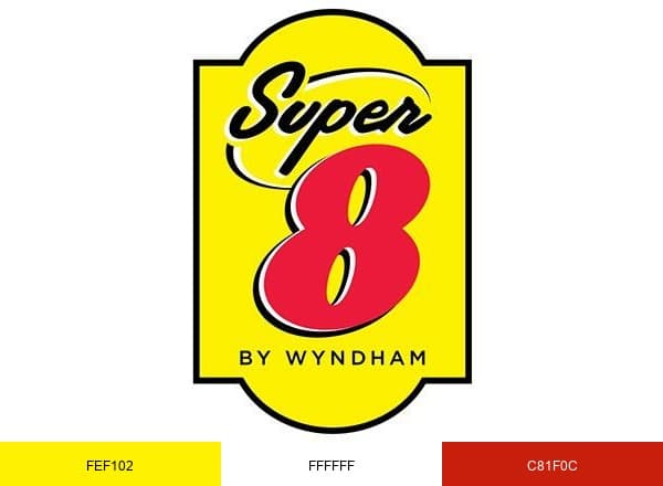 Super 8 by Wyndham brand color palette