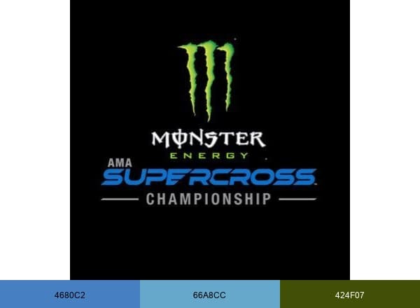 Supercross LIVE! brand color palette