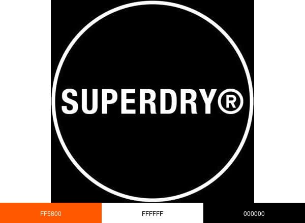 Superdry brand color palette