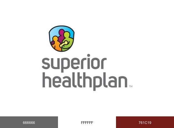 Superior HealthPlan brand color palette