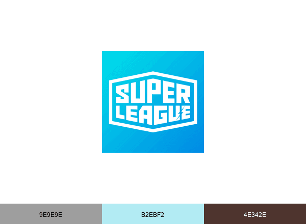 Super League Gaming brand color palette