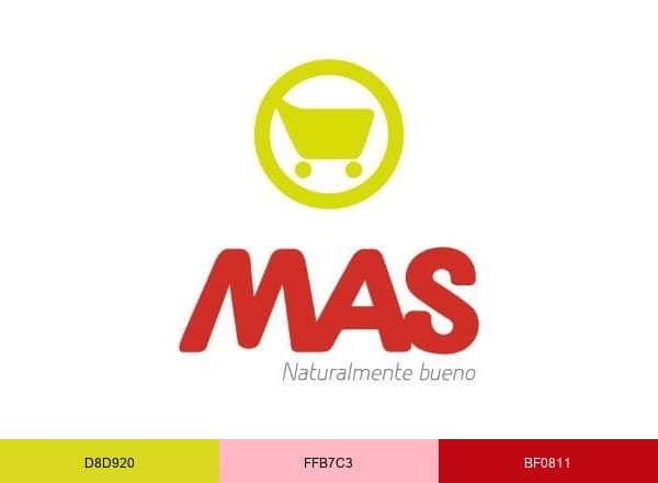 Supermercados MAS brand color palette