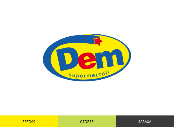 Dem Supermercati brand color palette