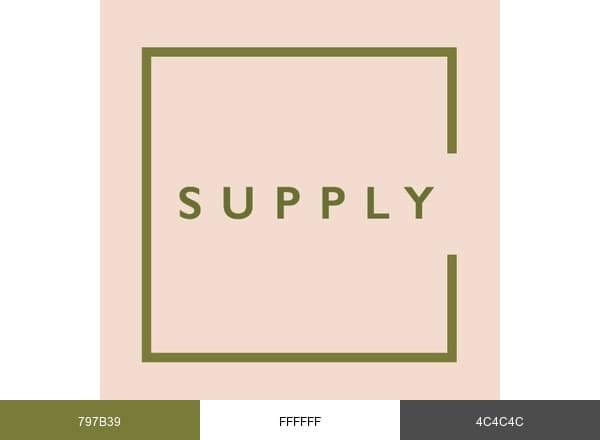 SUPPLY Showroom brand color palette