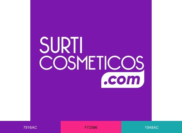 Surticosmeticos brand color palette