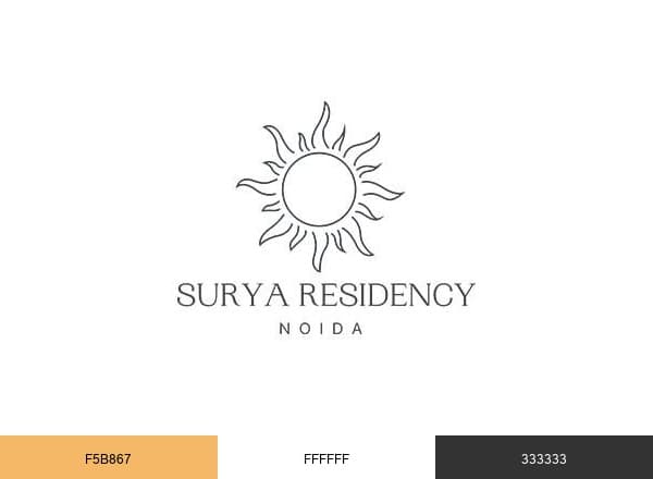 at Surya Residency Noida brand color palette