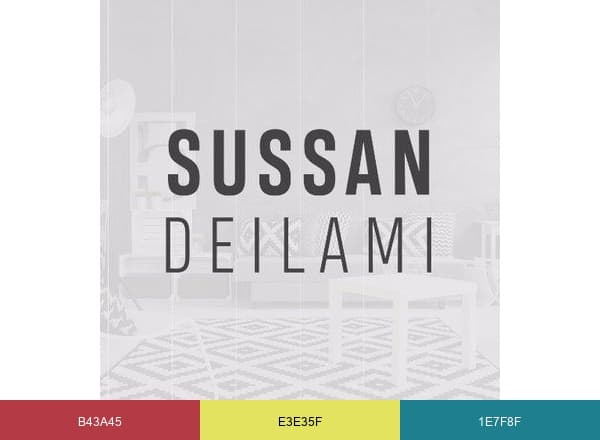 Sussan Deilami brand color palette