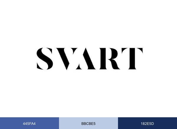 SVART Adventures brand color palette