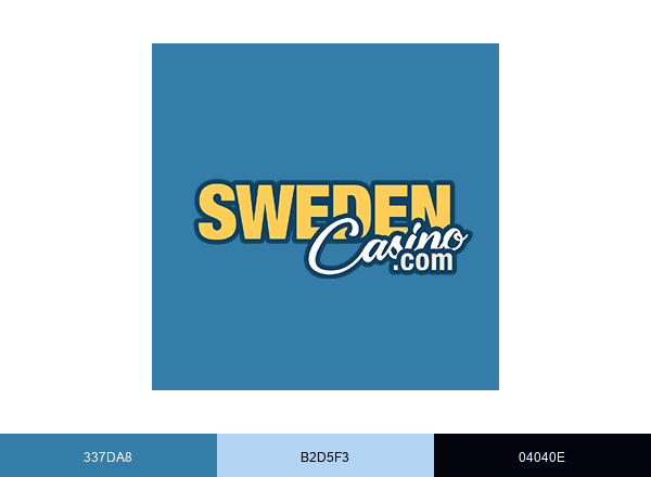 Sweden Casino brand color palette